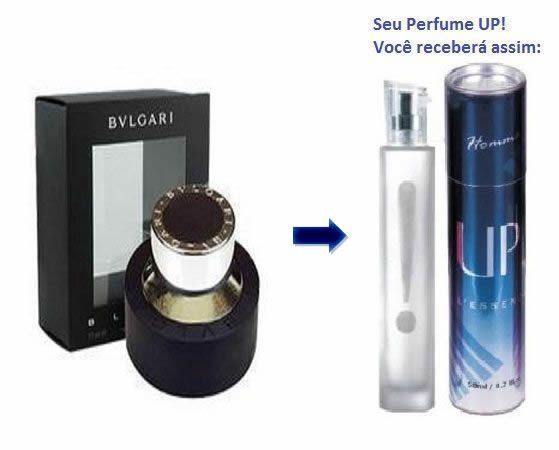 Perfume Masculino 50 ml UP! 05 - Bvlgari Black* R$ 79,00